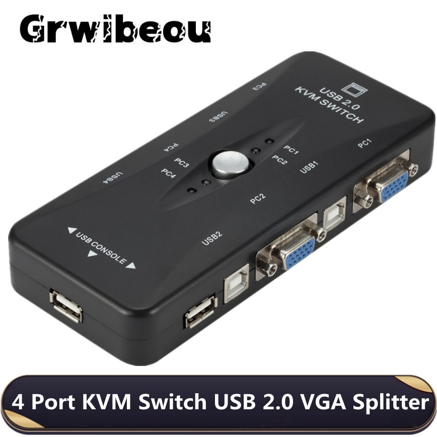Grwibeou 4 Ʈ kvm ġ, USB 2.0 VGA й, ..
